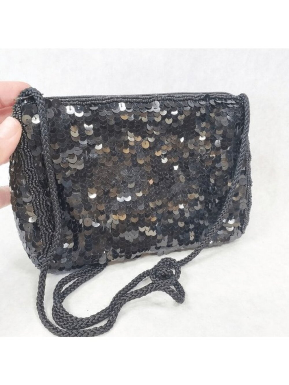 Vintage Multi Colored Beaded Crossbody Purse - Picture 3 of 6